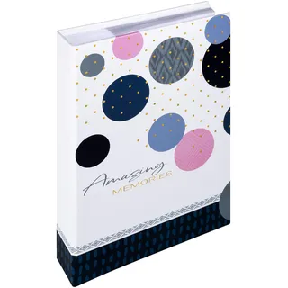 walther design Fotoalbum blau 300 Fotos 10 x 15 cm Memo-Einsteckalbum Amazing Memories ME-488-L