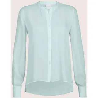 Langarmbluse MADELEINE "Bluse Luftige Chiffon-Bluse, Halbarm", Damen, Gr. 34, grün (salbei), Obermaterial: 100% Polyester PES., Modern, normal, Blusen Langarmbluse