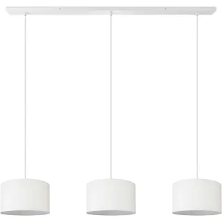 Paco Home HUGO CANVAS UNI COLOR 1-flg. Ø 28 cm rund weiß