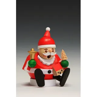 Minikugelrauchmann Weihnachtsmann Höhe ca 9cm NEU Räucherfigur Räuchermann