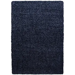 Life Shaggy 1500 Hochflorteppich 160 x 230 cm navy