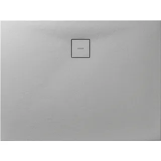 Breuer Duschwanne Modern Line Steinoptik Mineralguss, Steingrau