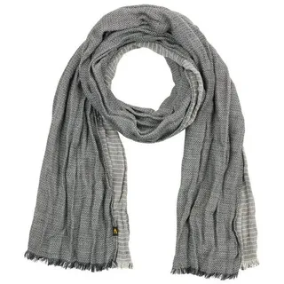 CAMEL ACTIVE Schal aus reiner Baumwolle Navyblau, menswear-OS