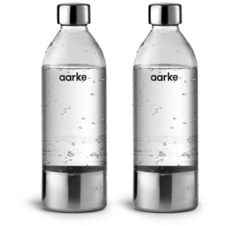 Aarke PET-Flasche 2 x 0,8 Liter silber