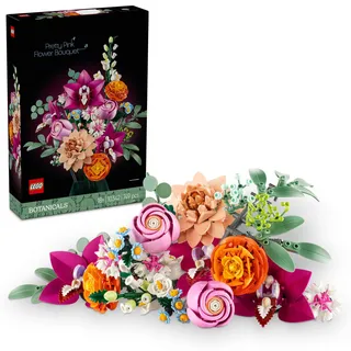 LEGO Botanicals Schöner Rosafarbener Blumenstrauß