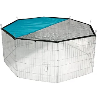Kerbl Freigehege 8-eckig 143 x 57 x 56 cm silber