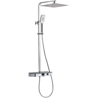 Schütte Ocean Duschsystem mit Thermostat Chrom/Anthrazit 60531