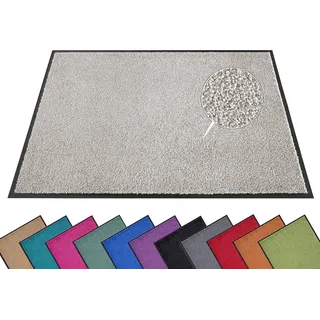 HANSE HOME Fußmatte Wash & Clean, rechteckig, Höhe: 7 mm, Schmutzfangmatte, Türmatte, In- und Outdoor, Teppich, Läufer, waschbar braun 120 cm x 180 cm x 7 mm