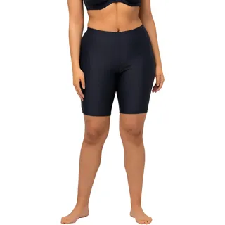 Ulla Popken Damen Schwimmradler Badehose Navy Blau 48
