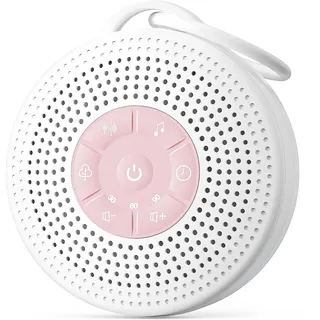 White Noise Machine Baby, Einschlafhilfe Babys mit 2000mAh Akku,Portable Sound Machine for Adults,21 beruhigende KlängeWeißes Rauschen Soundmaschine Mit Kindersicherung für kinderwagenschaukler