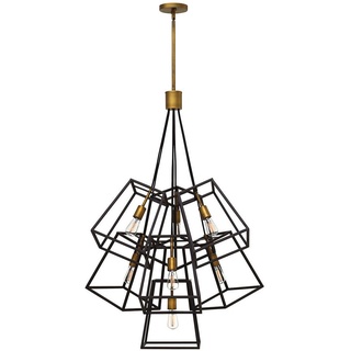 Elstead Lighting HÄNGELEUCHTE Schwarz, Goldfarben - 124.8 cm