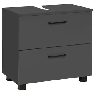 WELLTIME Waschbeckenunterschrank Trento 60 x 54 cm Grau Matt
