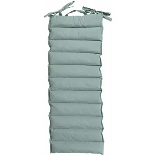 Briconess.com Gepolstertes Kissen für Gartenliegen 180 x 60 cm aus wasserabweisendem Polyester Cushy - LightGreen