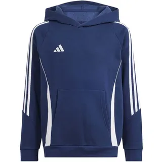 adidas Tiro 24 Kids Sweat Hoodie Team Navy Blue 2 / White 164