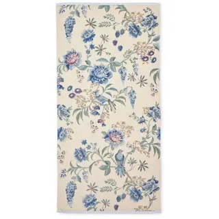 Pip Studio Secret Garden Duschtuch 70 x 140 cm weiß-blau