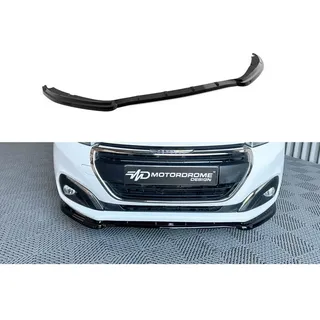 Motordrome Frontspoiler passgenau | kompatibel mit Peugeot 208 I Facelift 2015-2019 (ABS)