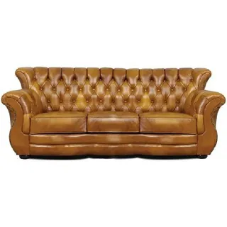 Chesterfield Ohrensofa 3+2+1 Sofagarnitur Ledersofa Couch Polster Sofa Garnitur