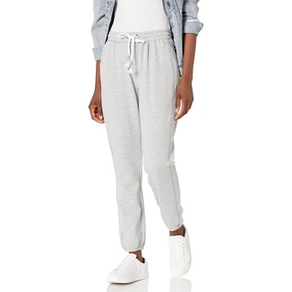 Juicy Couture Damen Neuheit Tip Jogger Lässige Hose, Hellgrau meliert, X-Groß