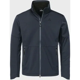 Schöffel Softshell Jk Style Fracon MNS, wind- und wasserabweisende Herbstjacke mit warmer Innenseite, leichte Wanderjacke mit 2-Wege-Stretch, navy blazer, 52