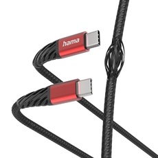Bild Ladekabel Extreme USB-C/USB-C 1.5m Nylon schwarz/rot (201542)
