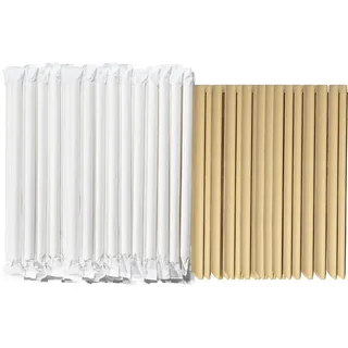 Caiyloxn Bubble Tea Strohhalme 150 Stück Papierstrohhalme 210 x 12mm Trinkhalme Papier Biologisch Abbaubare Braun Papier Trinkhalme Geeignet für Partys Hochzeiten und Anlässe
