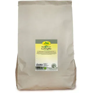 cdVet Naturprodukte EquiGreen CushingMix 2 kg, Pferde und Ponys, Stoffwechselprobleme, Entgiftungsorgane, Vitalstoffe, mit Möchspfeffer und Grünhafer