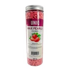Uniq Wachsperlen / Hartwachs Megapack Wachsperlen - 400g - Erdbeere