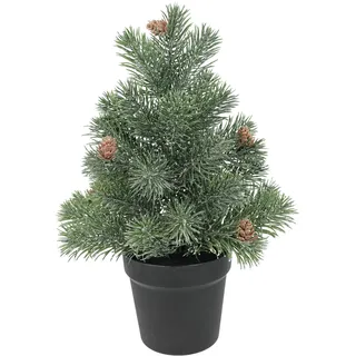 Flair Flower Künstlicher Mini-Tannenbaum grün 38 cm