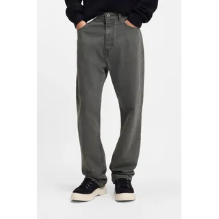 HUGO BOSS Loose-fit-Jeans "Nate", Herren, Gr. 36, Länge 34, medium grau030, Denim/Jeans, Obermaterial: 100% Baumwolle, unifarben, loose fit lang, Jeans, loose fit