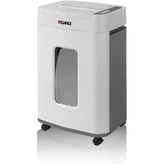 DAHLE ShredMATIC 150 Aktenvernichter mit Autofeed (150 Blatt, P-4 Partikelschnitt, 24L Auffangbehälter, wartungsfrei) grau