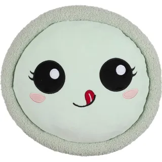 THE CONCEPT FACTORY, PE0050, Kawaii Green Macaron Plush Toy, 36 cm - Soft and Hypoallergenic, ideal for Cuddling and Decorating, Perfect as a Gift for Children and Adults Size: 36 cm