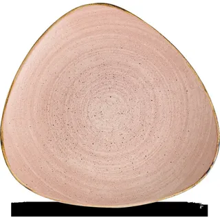 Churchill Super Vitrified Stonecast Raw Terrakotta Dreiecksteller, 22,9 cm, 12 Stück - Orange
