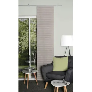 HOME WOHNIDEEN Schiebegardine »TURIN« Klettband 1 Stk. tlg., grau