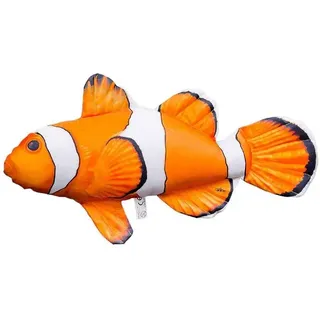 Gaby Ocellaris Clownfisch Mittleres Kissen - Orange / White - One Size