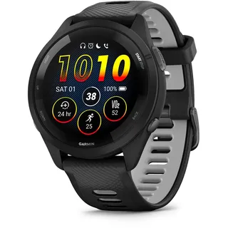 Garmin Forerunner 265 BT 46,1 mm Polymergehäuse schwarz Silikonarmband schwarz One Size