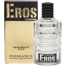 Inessance Paris Eros Legend Eau de Toilette für Herren, Duft Intensive Verführung, frische und holzige Noten, hergestellt in Frankreich, 100 ml