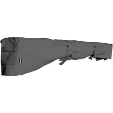 ADVANING Allwetter-Schutzhülle für 30,5 cm breite einziehbare Markisen, strapazierfähiges, wetterfestes Polyestergewebe, Farbe: Grau, AC1200-P862T