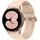 Galaxy Watch4 BT 39 mm Aluminiumgehäuse roségold Sportarmband beige M