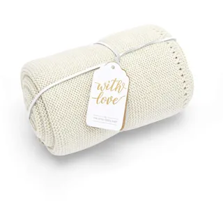 The Little Green Sheep Gestrickte Babydecke