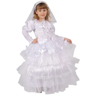 Dress Up America Kleine Prinzessin Exquisites Brautkleid, mehrfarbig, größe 3-4 jahre (taille: 66-71 höhe: 91-99 cm), 568-T4