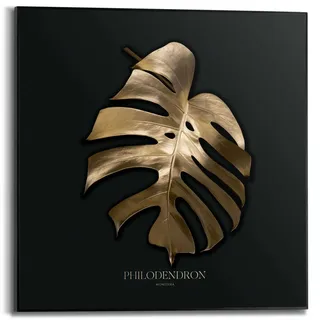 Reinders Poster "Monstera Blatt", farbe bild(er): gold