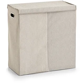 Zeller Present "Stripes", 2-fach, Vlies, beige natur