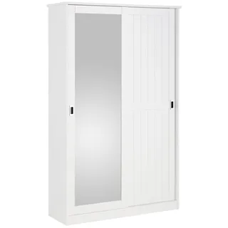 Home Affaire Nekso Garderobenschrank 114 x 38,5 x 180 weiß