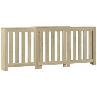 vidaXL Heizkörperverkleidung Sonoma-Eiche 205x21,5x83,5 cm - Braun