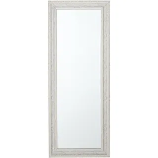 Beliani Wandspiegel 130 x 50 cm Beige/Silber
