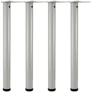 vasalat Tischfüße höhenverstellbar 1100-1130 mm rund 4 Stück