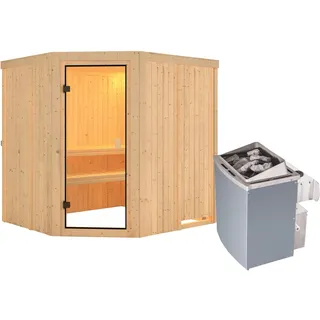 Karibu Bodo inkl. 9 kW Ofen + int. Steuerung