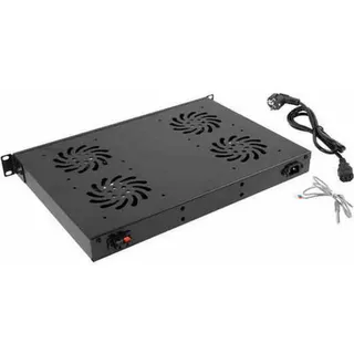 LANBERG AK-1503-B Rack Zubehör Obere Platte, Serverschrank Schwarz