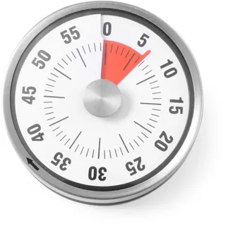 HENDI Analoge Küchenuhr Küchentimer ø 80 mm rot/mehrfarbig