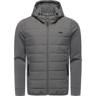 Steppjacke RAGWEAR "Steppjacke Rendy Tech YOUMODO", Herren, Gr. XXL, grau (stone grau), Obermaterial: 100% Polyester PES.  Futter: 100% Polyester PES. 100% Polyester PES., Jacken Steppjacke